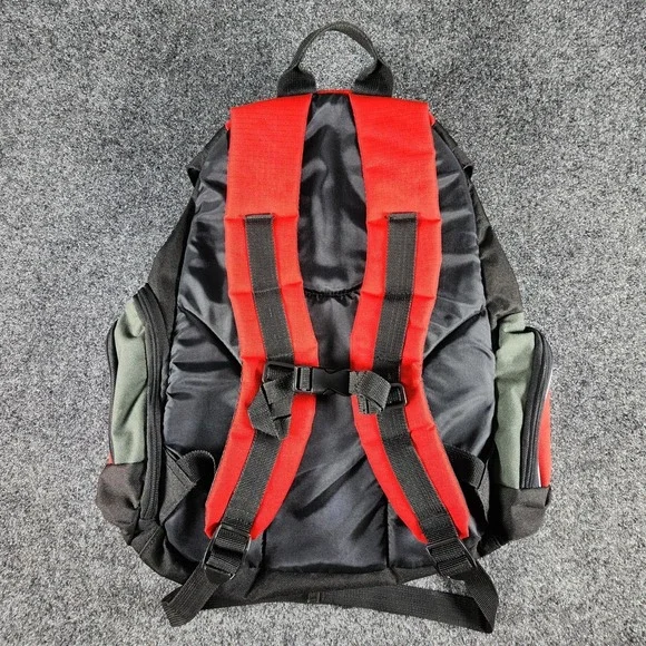 Flambeau Outdoors Black And‎ Red Large Backpack Bag Multi Pockets - Picture 2 of 7